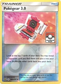 pokemon League & Championship Cards Pokegear 3.0 - 182a/214 (League Cup)
