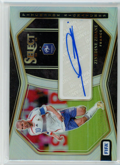 2023-24 Select Fifa #PS-ZZ Zinedine Zidane Pitchside Signatures