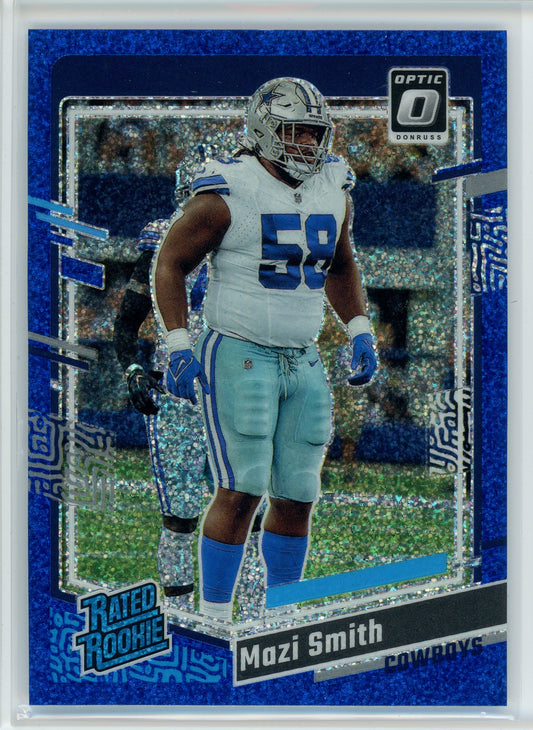 2023 Donruss Optic #228 Mazi Smith Blue Glitter