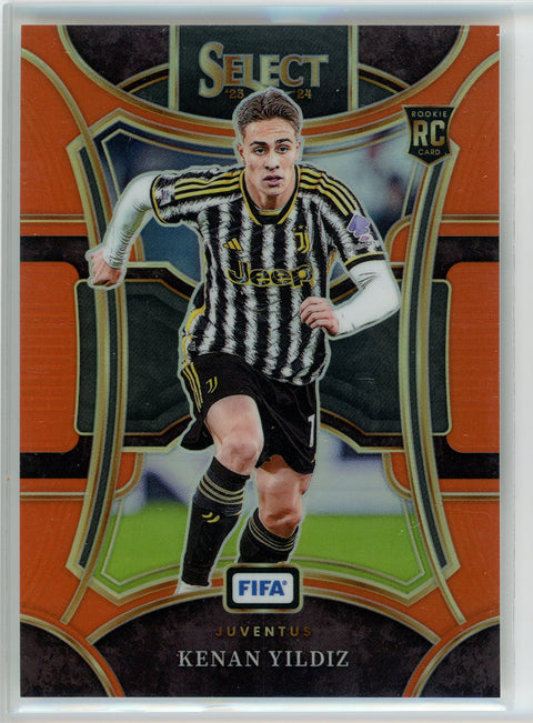 2023-24 Panini Select #141 Kenan Yildiz Orange Prizm /49