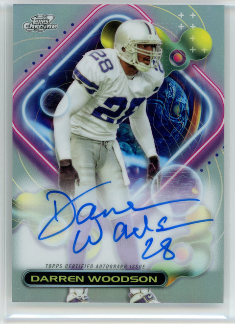 2024 Topps Chrome #CCA-DWO Darren Woodson Cosmic Chrome Autograph Variation