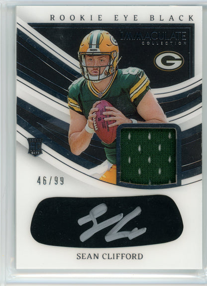 2023 Panini Immaculate #REBJ-SCD Sean Clifford Rookie Eye Black Jersey /99