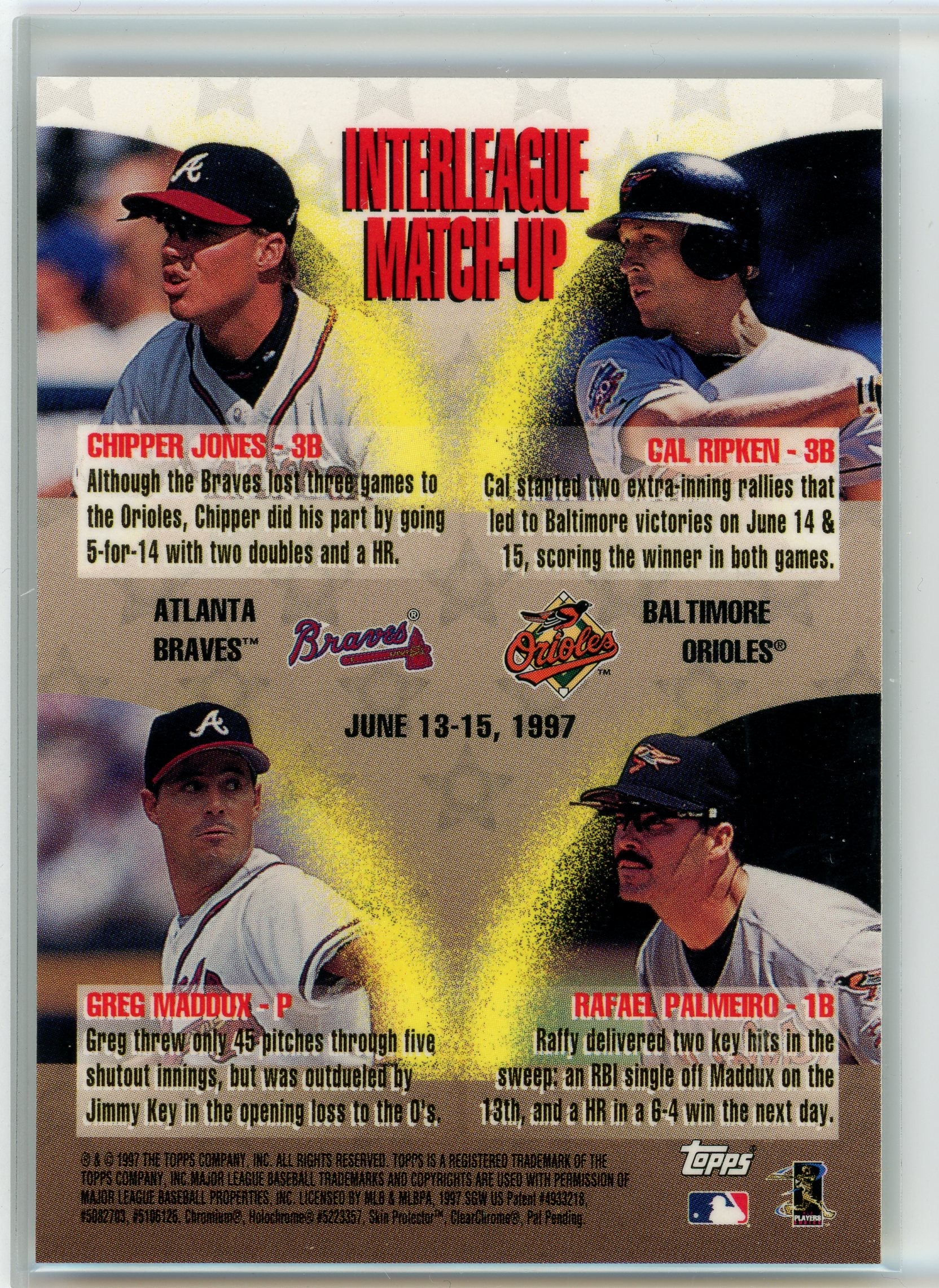 1998 Topps #ILM2 Cal Ripken Mystery Finest