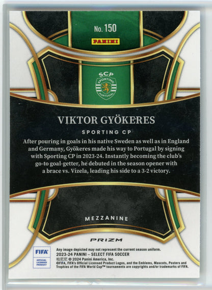 2023-24 Panini Select FIFA #150 Viktor Gyökeres Blue