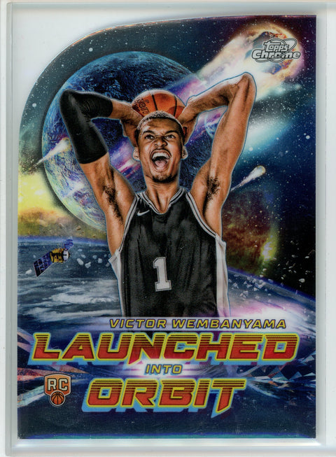 2024 Topps Chrome #LI0-1 Victor Wembanyama Launched Into Orbit