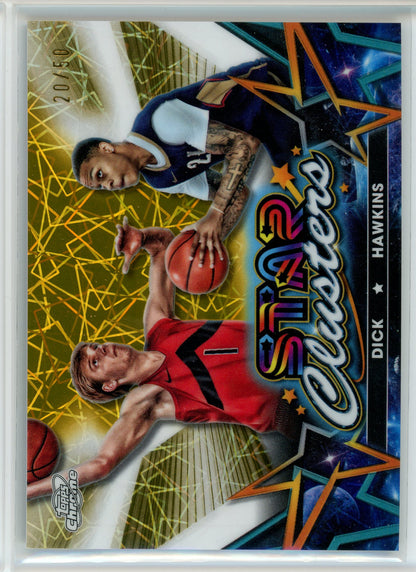 2024 Topps Cosmic Chrome #SC-14 J. Hawkins/G. Dick Star Clusters Gold Laser /50