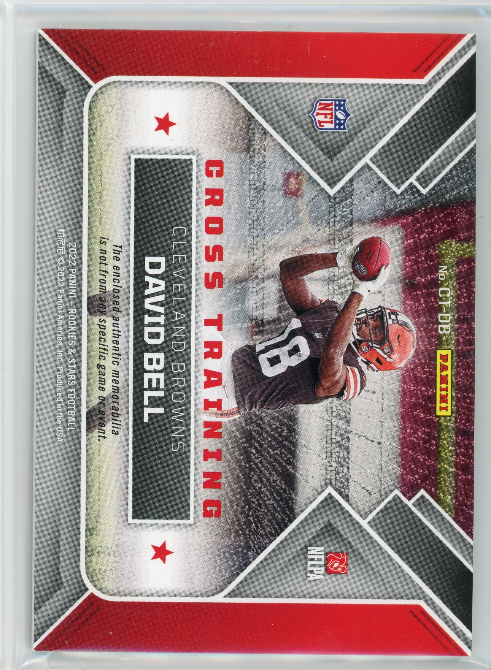 2022 Panini Rookies & Stars #CT-DB David Bell Cross Training Patch /249