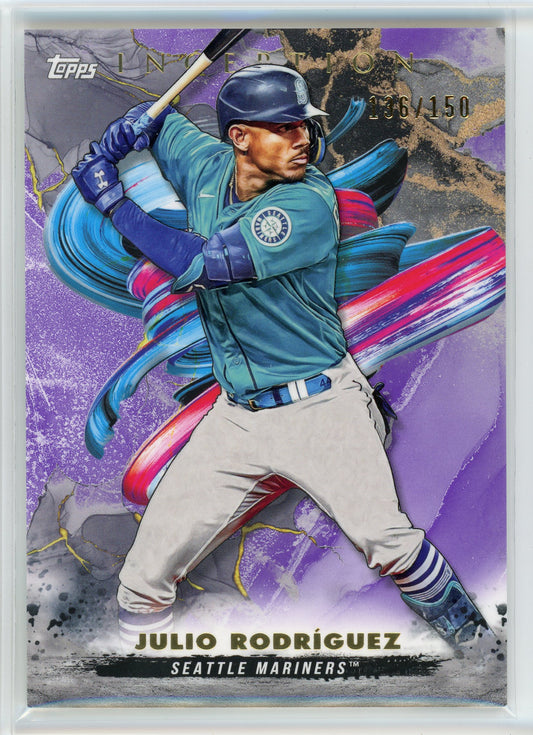 2023 Topps Inception #1 Julio Rodríguez Purple #/150