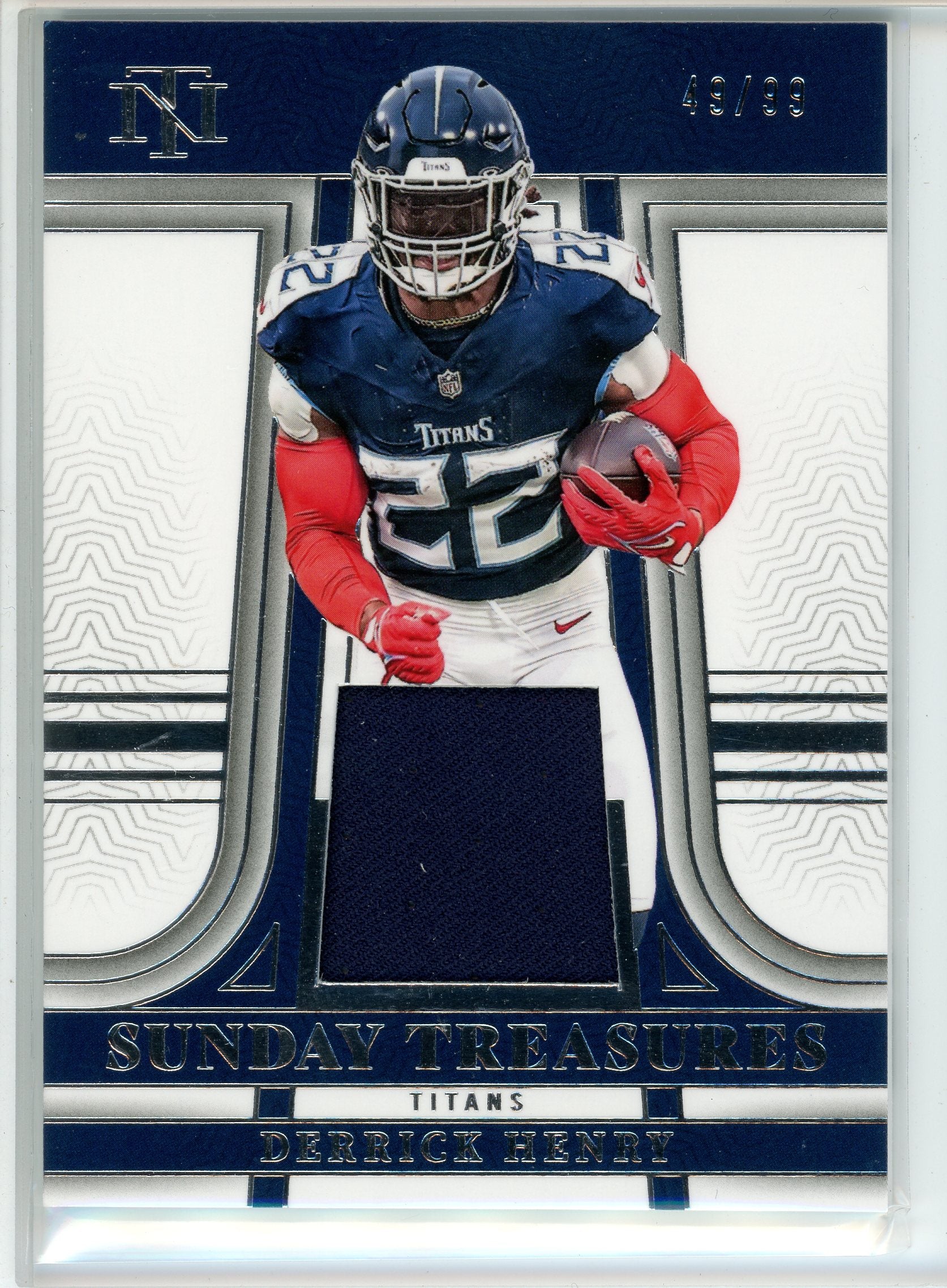 2023 Panini National Treasures #STR-DH Derrick Henry Sunday Treasures /99