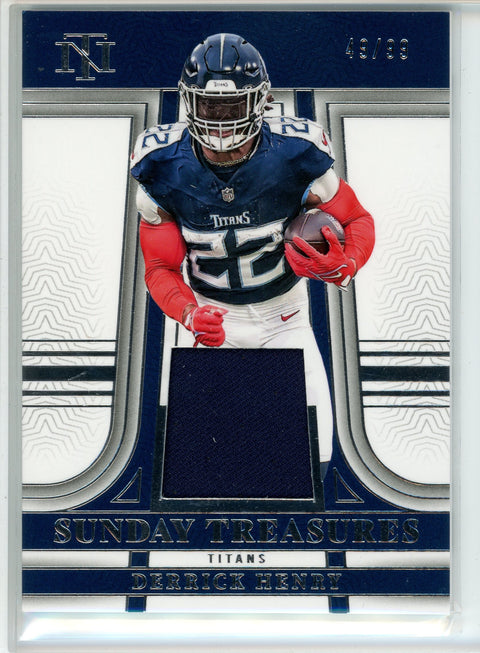 2023 Panini National Treasures #STR-DH Derrick Henry Sunday Treasures /99