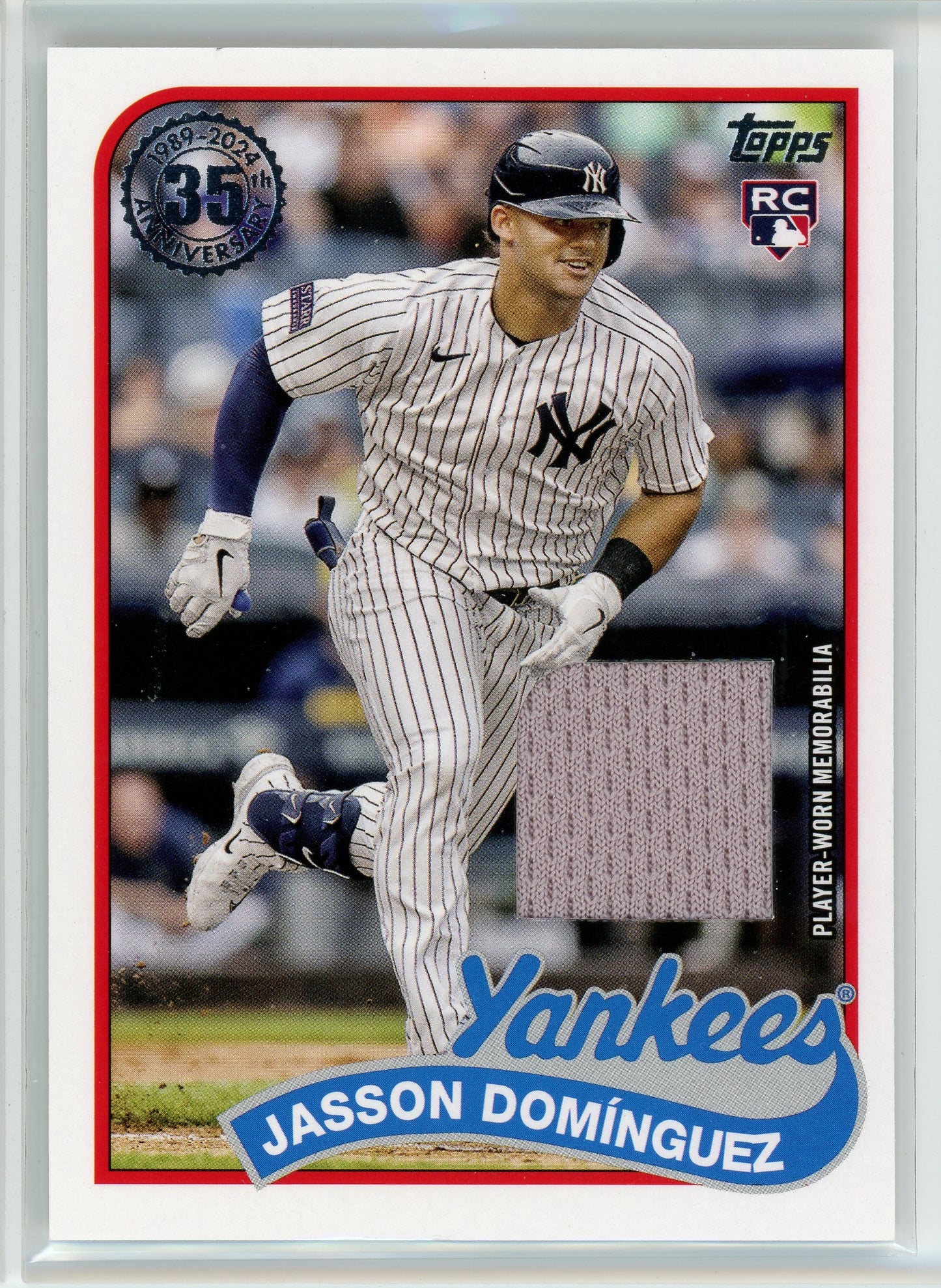 2024 Topps #89RU-JD Jasson Dominguez Patch