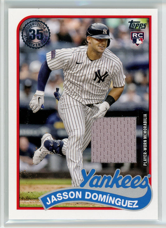 2024 Topps #89RU-JD Jasson Dominguez Patch