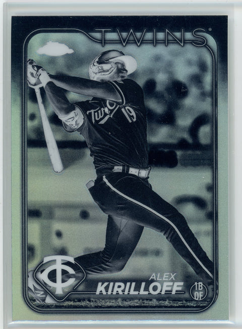 2024 Topps Chrome #206 Alex Kirlloff Negative Refractor