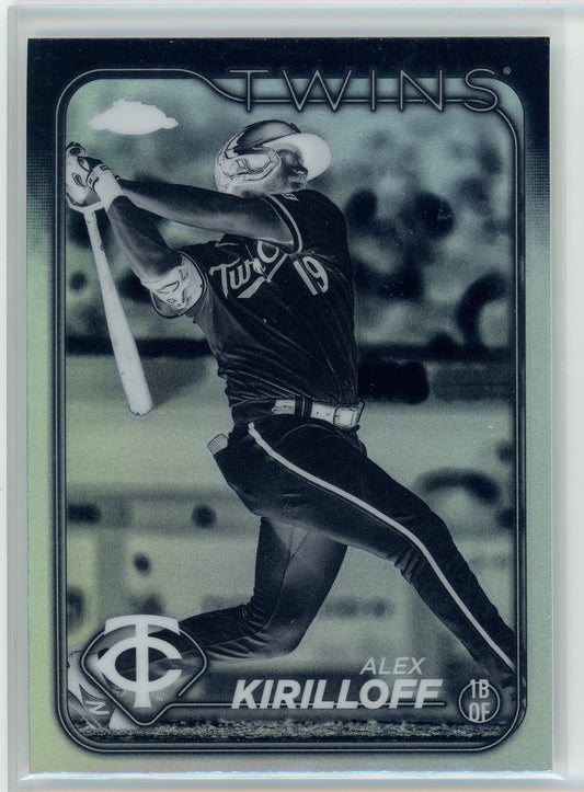 2024 Topps Chrome #206 Alex Kirlloff Negative Refractor