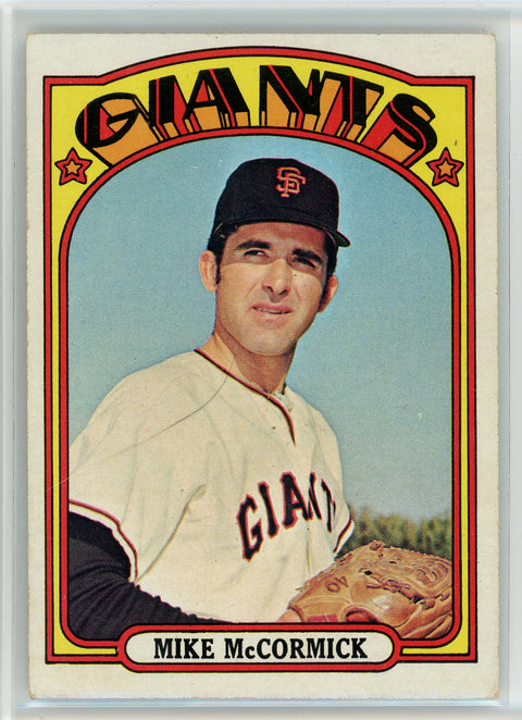 1972 Topps #682 Mike McCormick