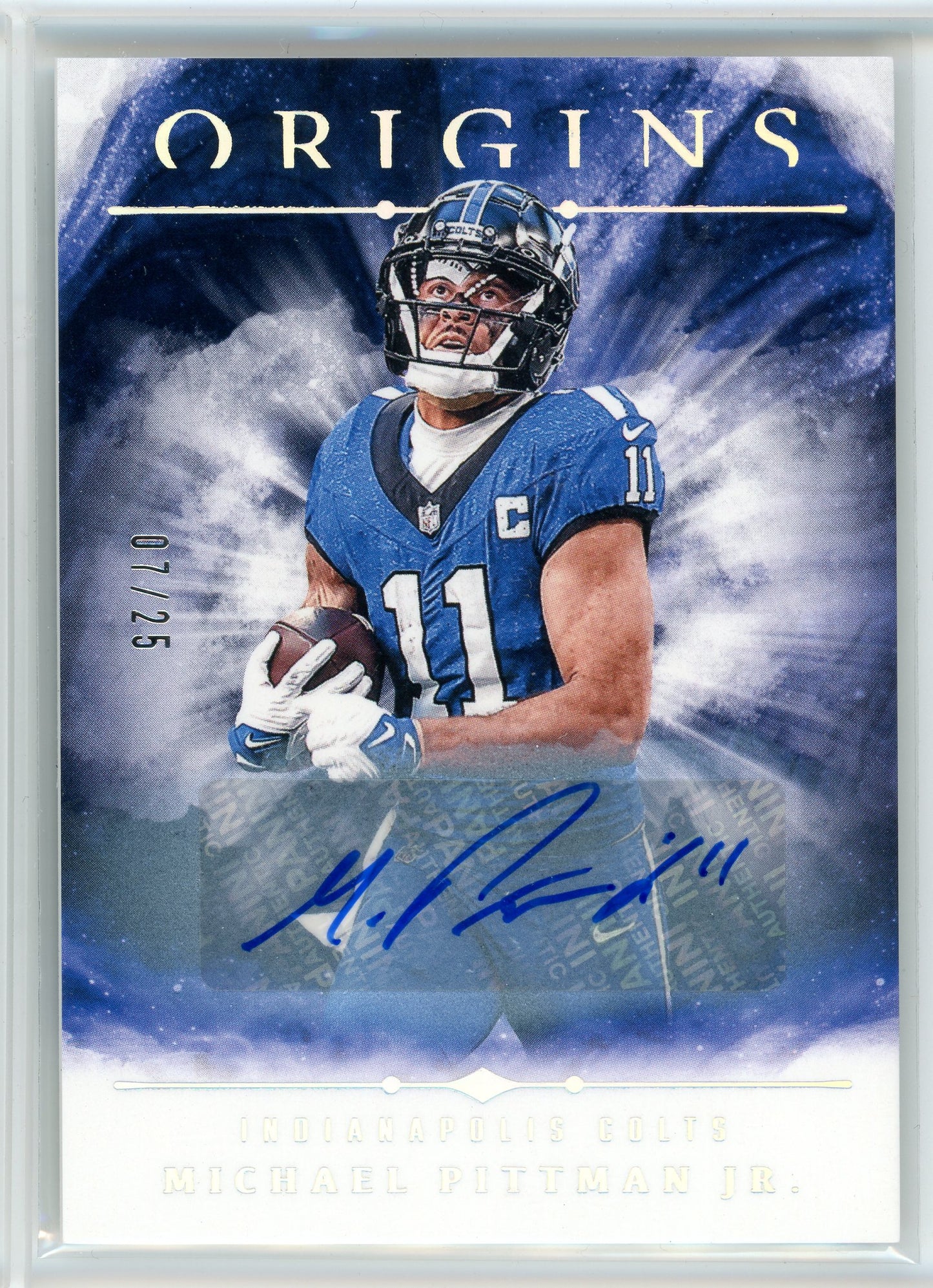 2024 Panini Origins #93 Michael Pittman Jr. Auto /25