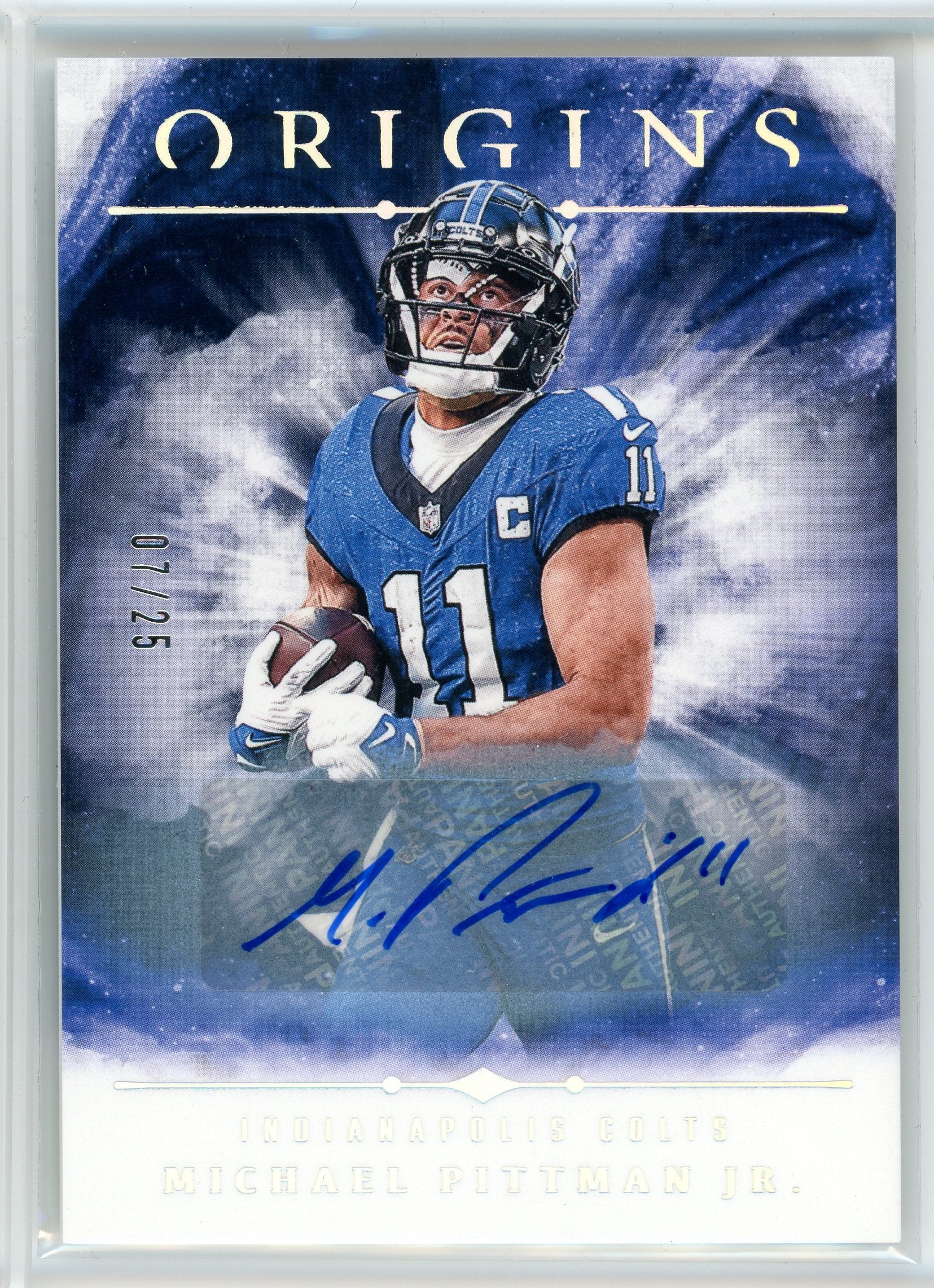2024 Panini Origins #93 Michael Pittman Jr. Auto /25