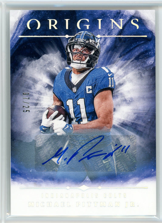 2024 Panini Origins #93 Michael Pittman Jr. Auto /25