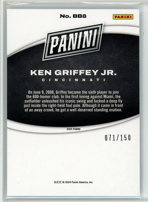 2024 Panini #BB8 Ken Griffey Jr. Black Friday Silver Foil /150