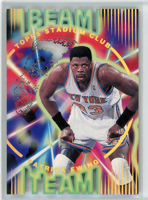 1995-96 Stadium Club #B17 Patrick Ewing Beam Team