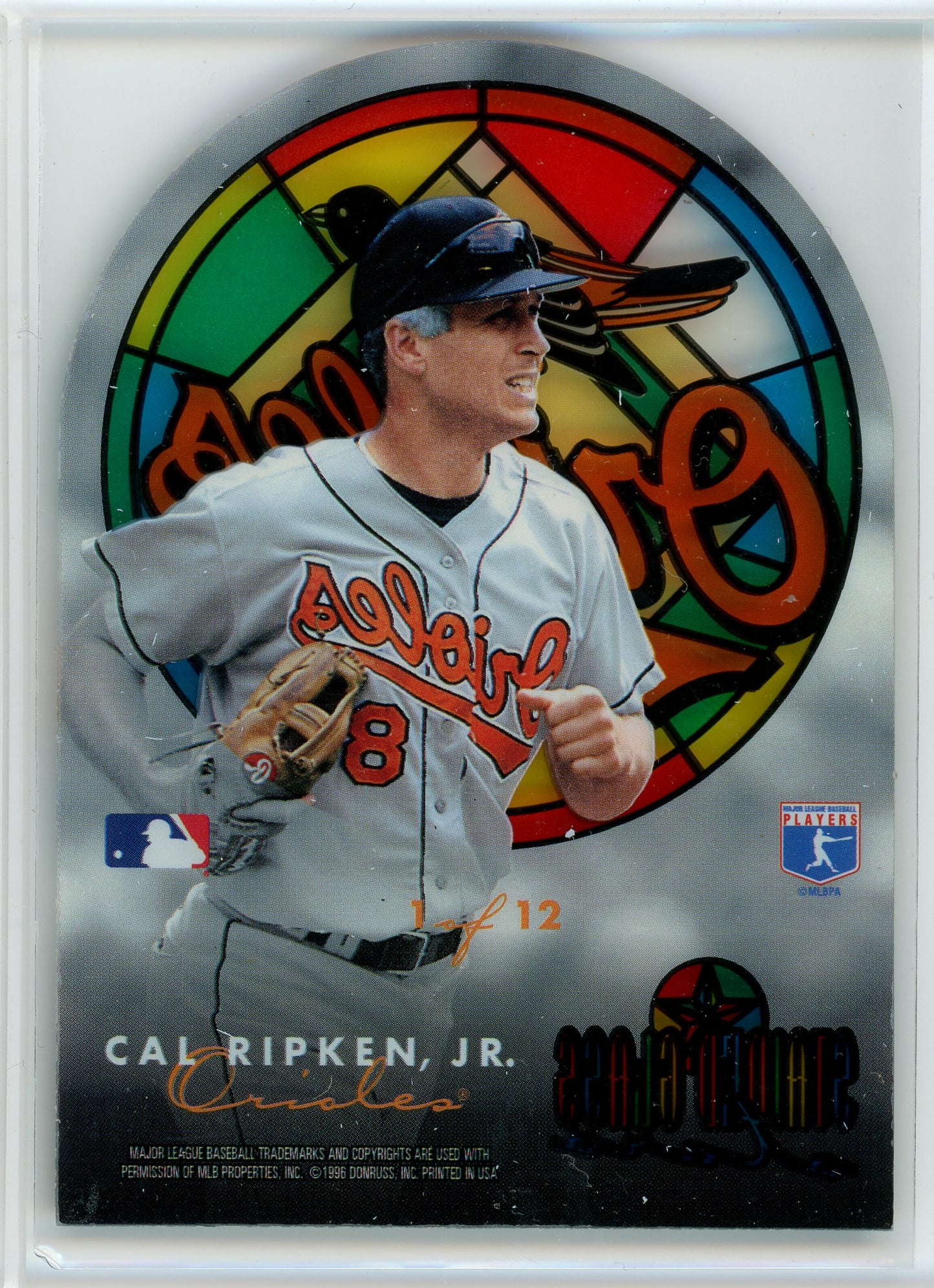 1996 Studio #1 Cal Ripken, Jr. Stained Glass Stars