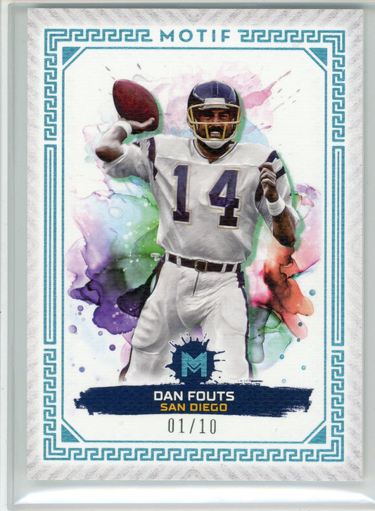 2024 Topps Motif #79 Dan Fouts Light Blue /10