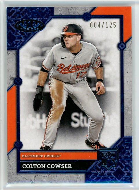 2024 Topps Tier One #93 Colton Cowser Blue Foil #/125