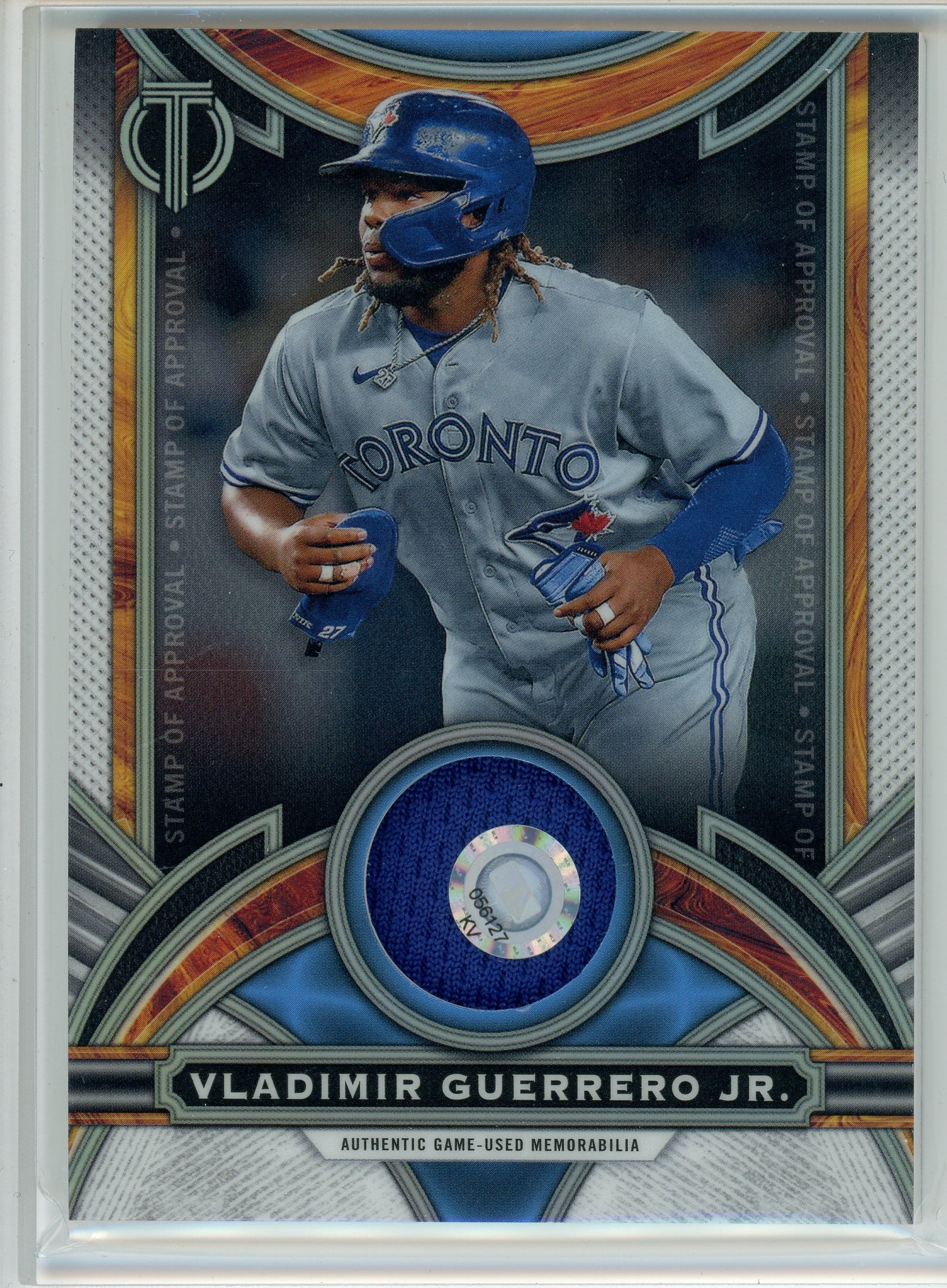 2023 Topps Tribute #SOA-VG Vladimir Guerrero Jr. Stmap Of Approval Patch /199