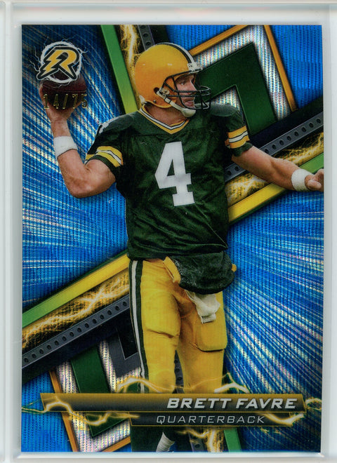 2023 Topps Composite #56 Brett Favre Resurgence Blue Surge #/75