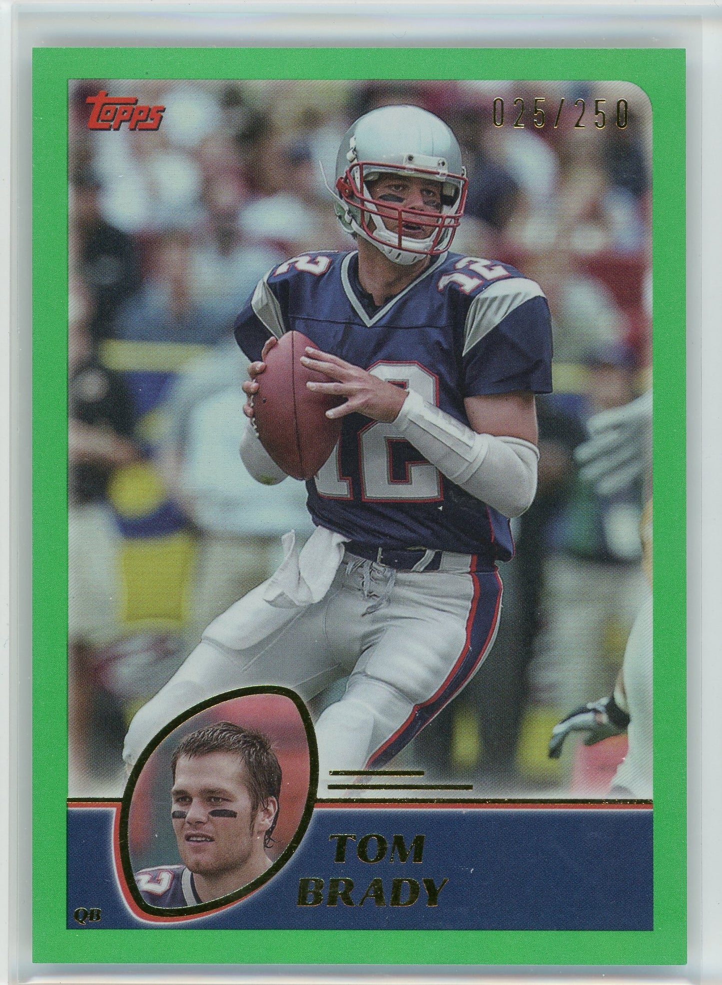 2023 Topps Composite #436 Tom Brady Archives Green Rainbow Foilboard #/250