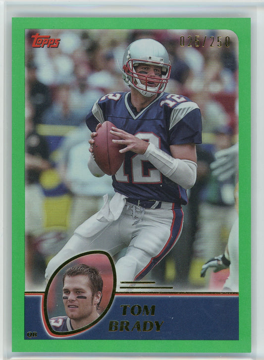 2023 Topps Composite #436 Tom Brady Archives Green Rainbow Foilboard #/250