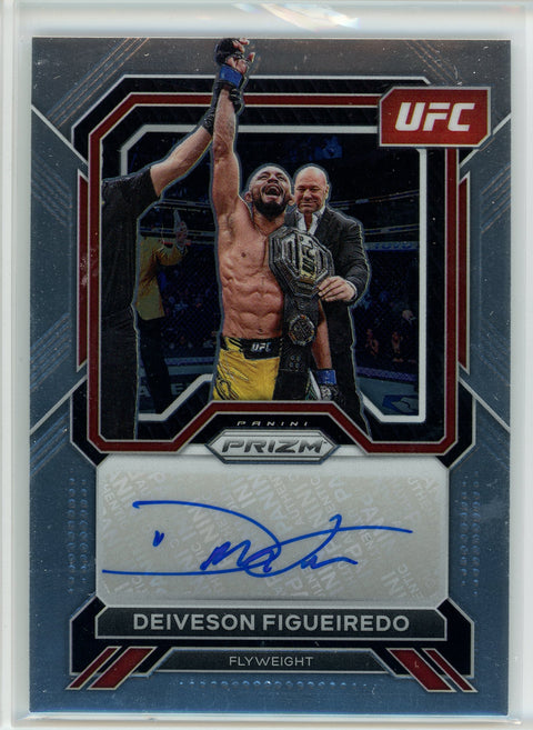 2023 Panini Prizm #SA-DFG Deiveson Figueiredo Superstar Autographs