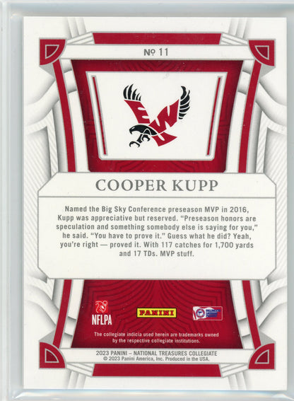 2023 National Treasures Collegiate #11 Cooper Kupp /99