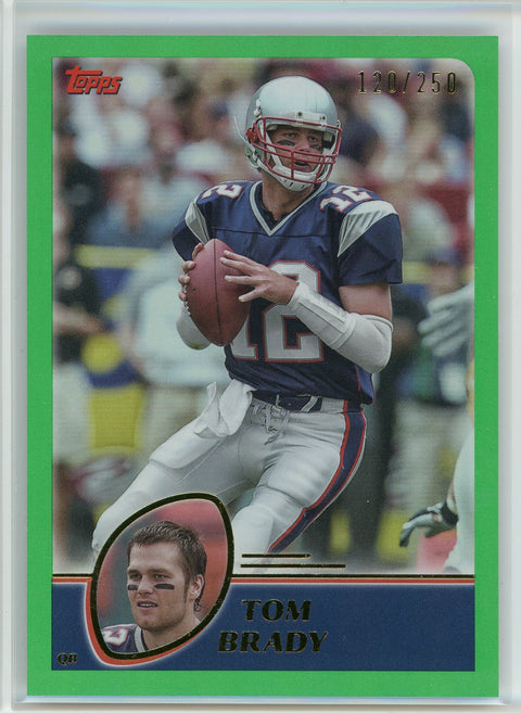 2023 Topps Composite #436 Tom Brady Archives Green Rainbow Foilboard #/250
