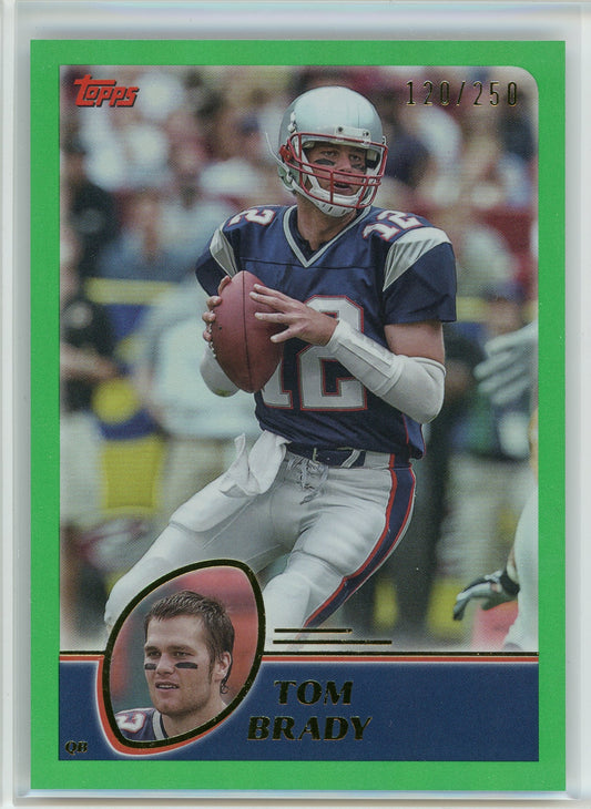 2023 Topps Composite #436 Tom Brady Archives Green Rainbow Foilboard #/250