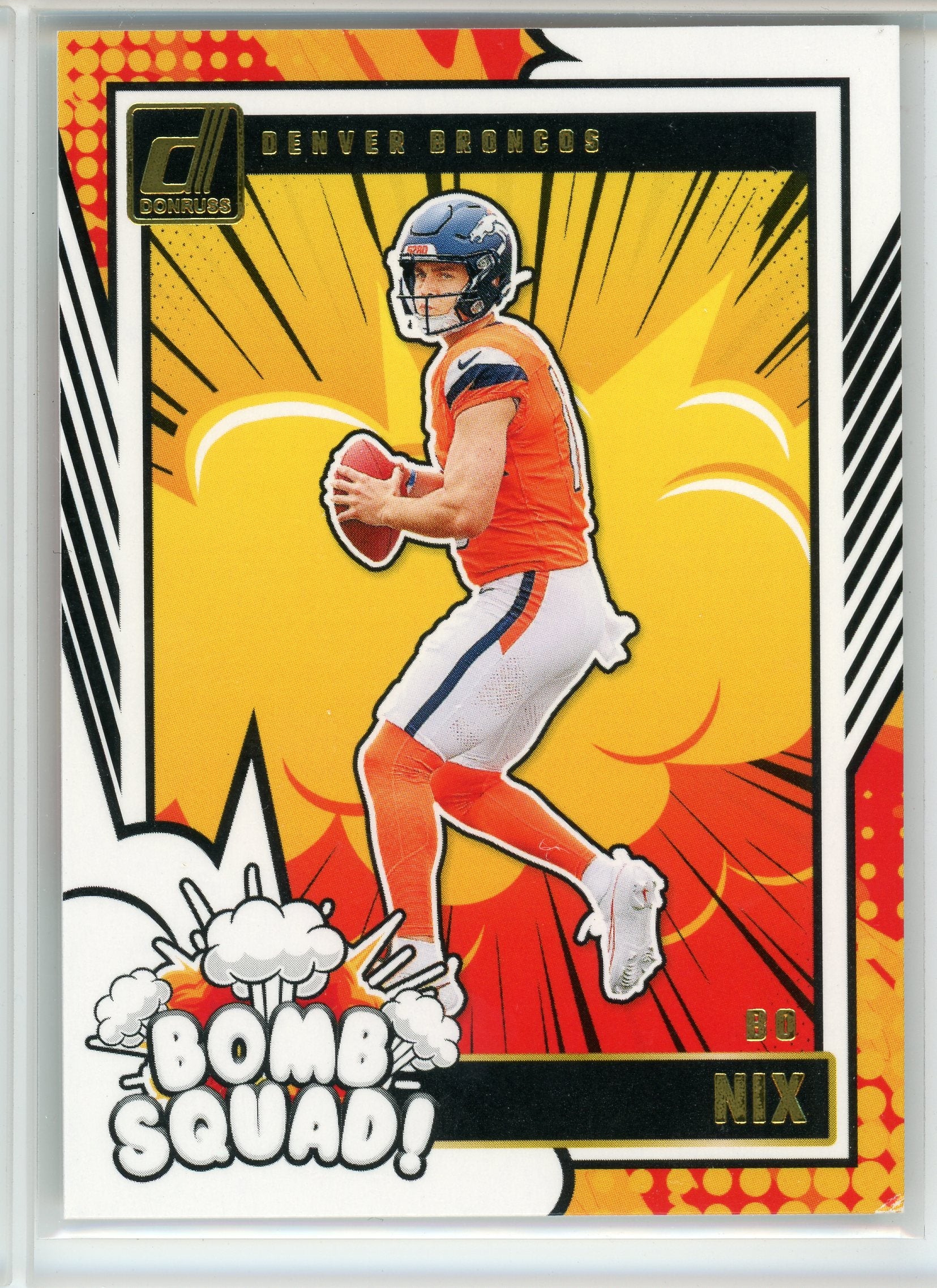2024 Donruss #27 Bo Nix Bomb Squad