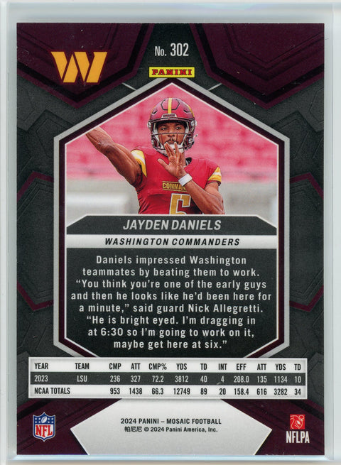 2024 Panini Mosaic #302 Jayden Daniels