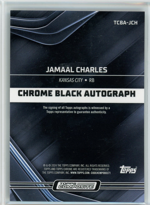 2024 Topps Chrome Black #TCBA-JCH Jamaal Charles