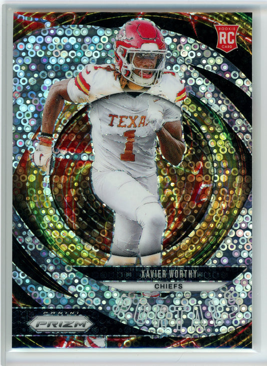 2024 Panini Prizm #10 Xavier Worthy Portals No Huddle