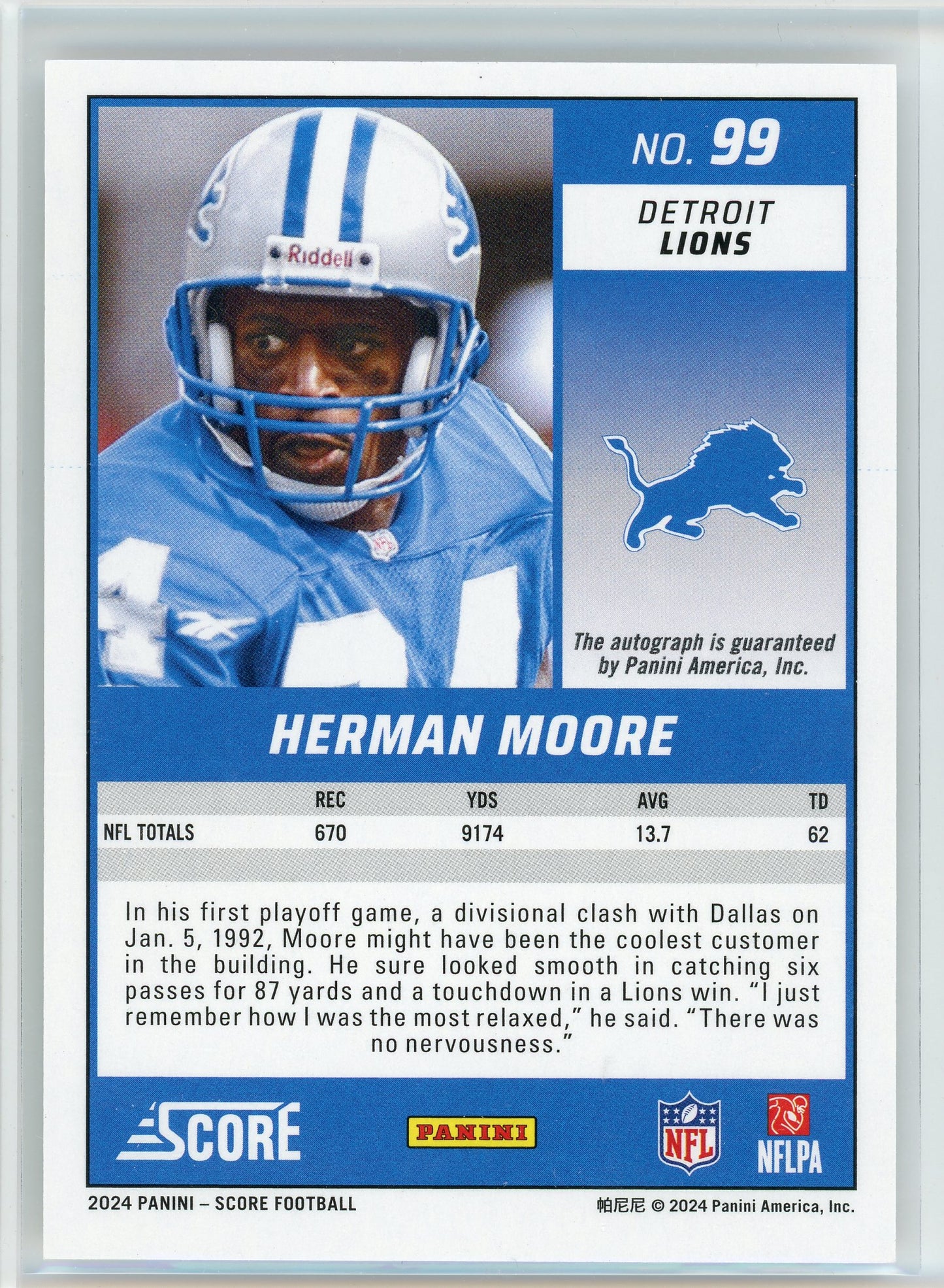 2024 Score #99 Herman Moore