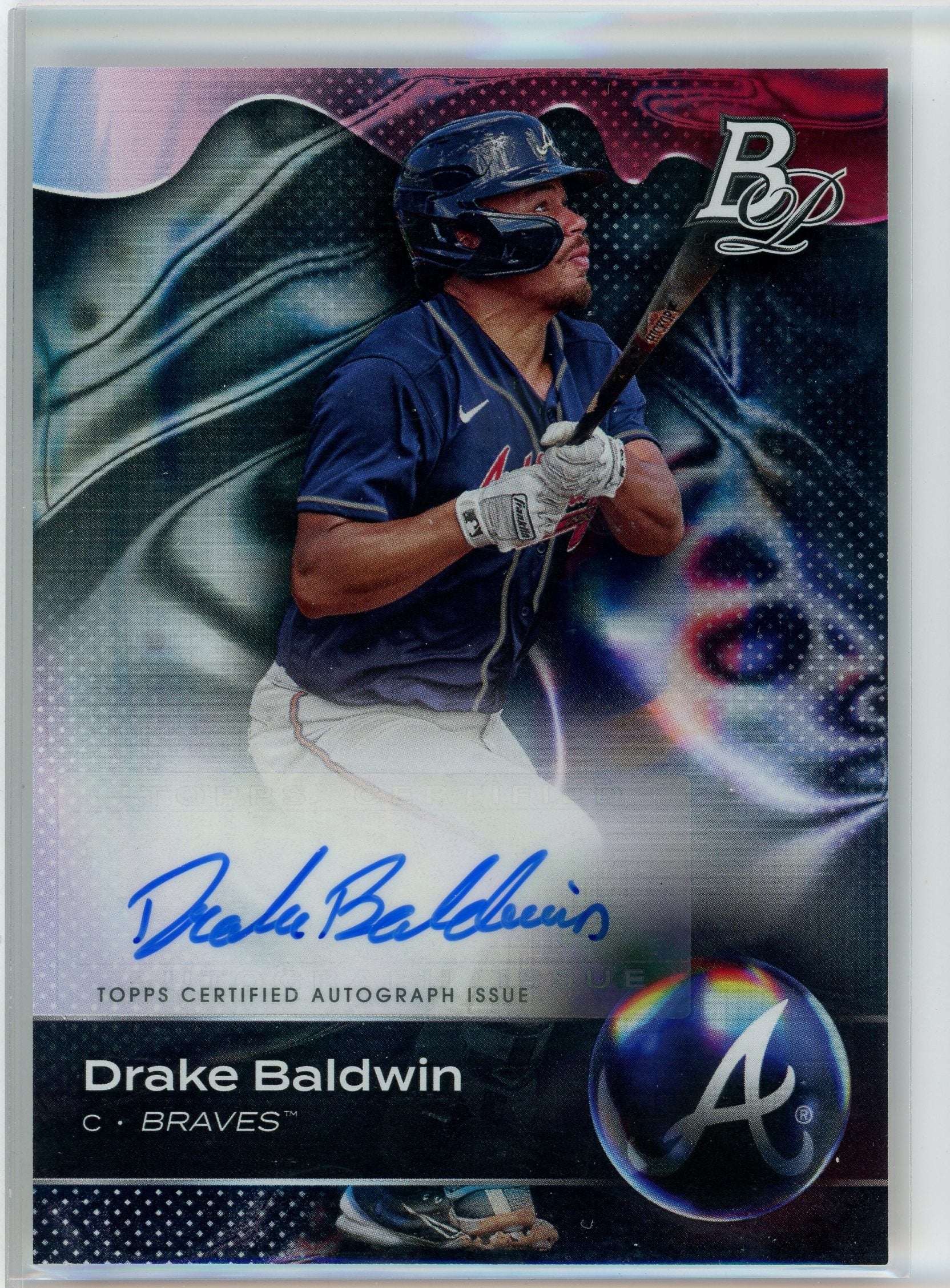 2023 Bowman Platinum #TOP-26 Drake Baldwin Top Prospects Autographs