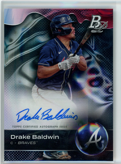 2023 Bowman Platinum #TOP-26 Drake Baldwin Top Prospects Autographs