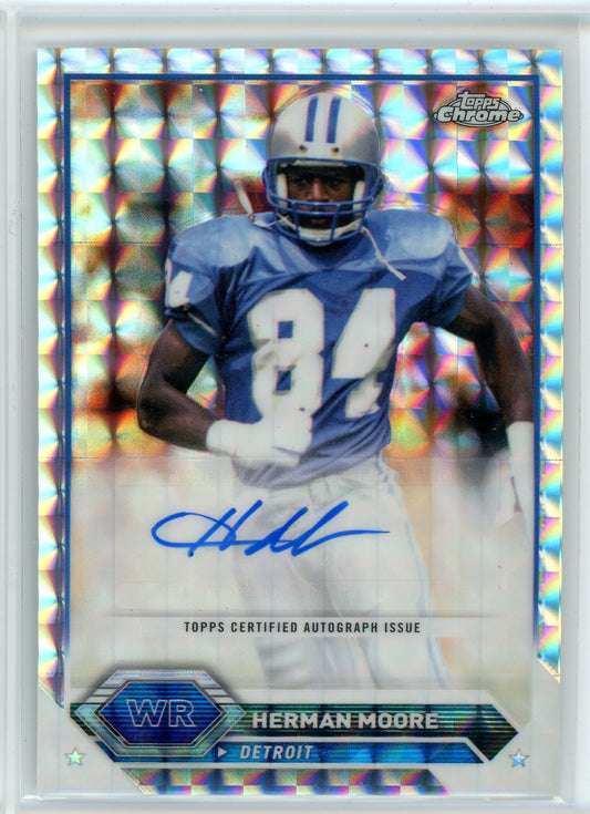 2023 Topps Composite #TCA-HM Herman Moore Certified Auto Geometric Refractor