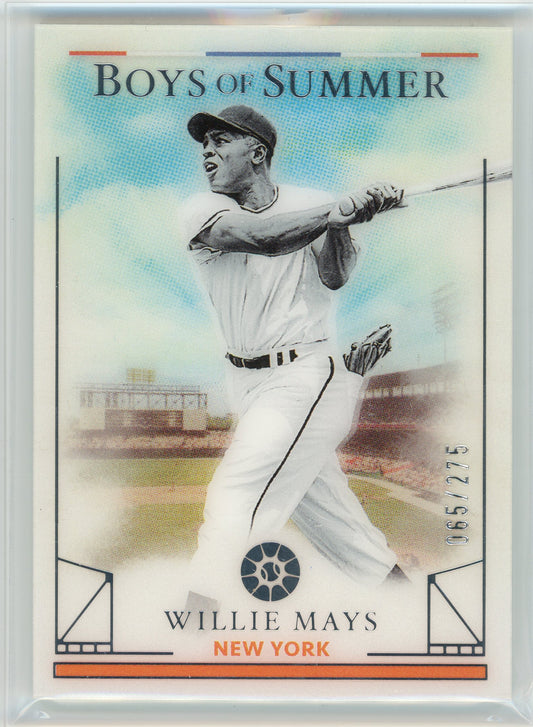 2024 Panini Boys Of Summer #38 Willie Mays /275