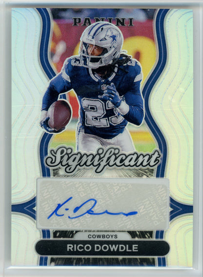 2024 Panini #SS-RDE Rico Dowdle Significant Auto