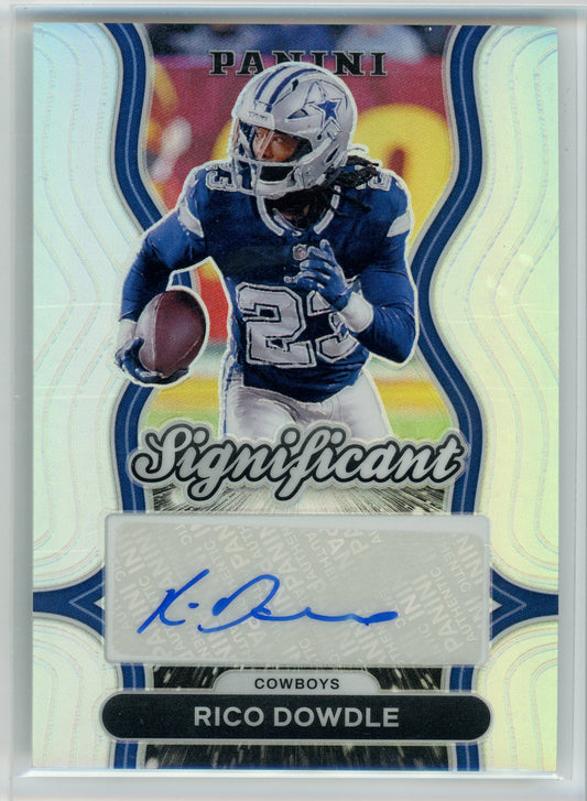 2024 Panini #SS-RDE Rico Dowdle Significant Auto