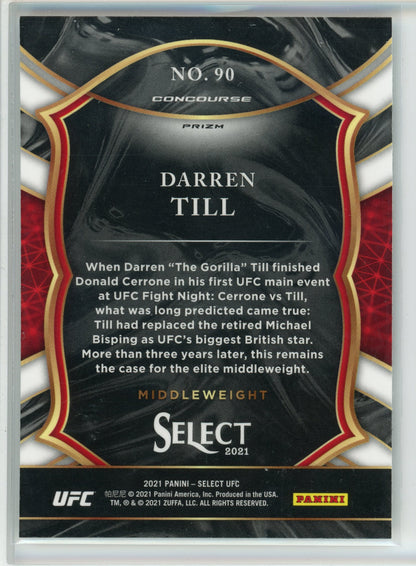 2021 Panini Select #90 Darren Till Holo