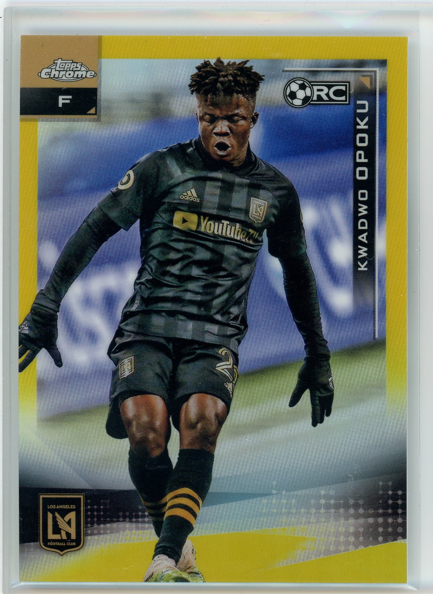 2021 Topps Chrome #160 Kwaswo Opoku Gold Parallel /50