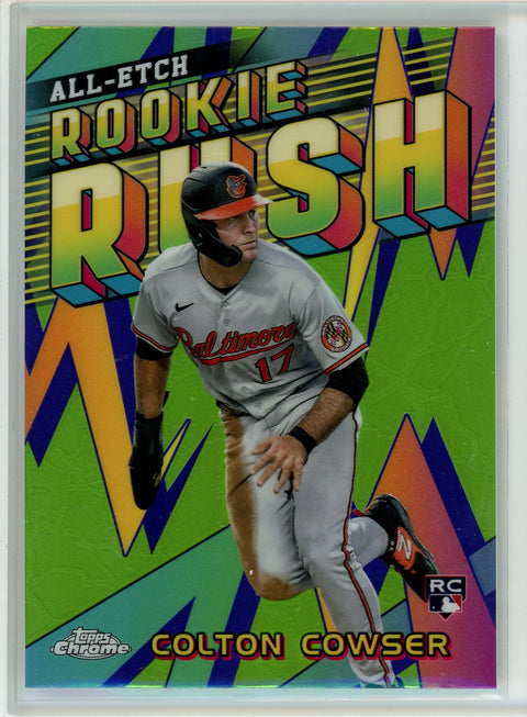 2024 Topps Chrome #CERR-4 Colton Cowser Chrome All-Etch Rookie Rush
