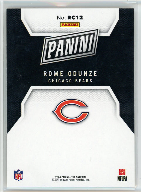 2024 Panini The National #RC12 Rome Odunze Rookie Bronze /199